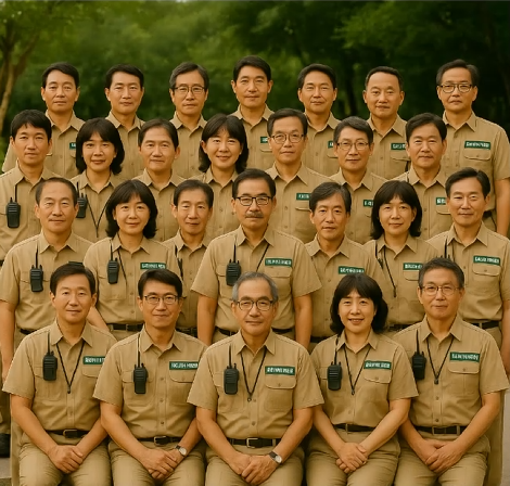 임원진 단체사진